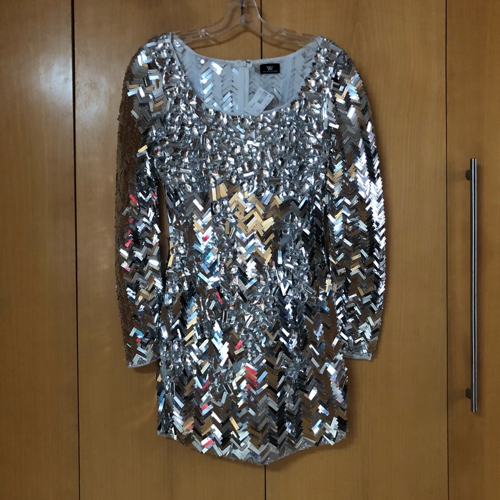 Va va voom metallic dress
